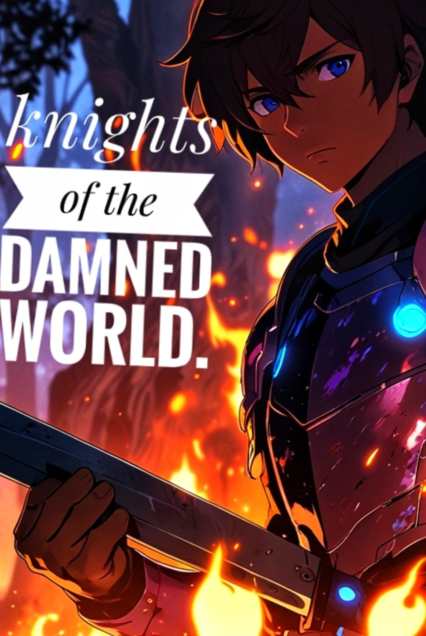 Damned world knights. cover